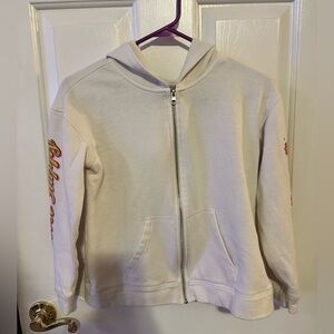 Girls zip up hooded jacket